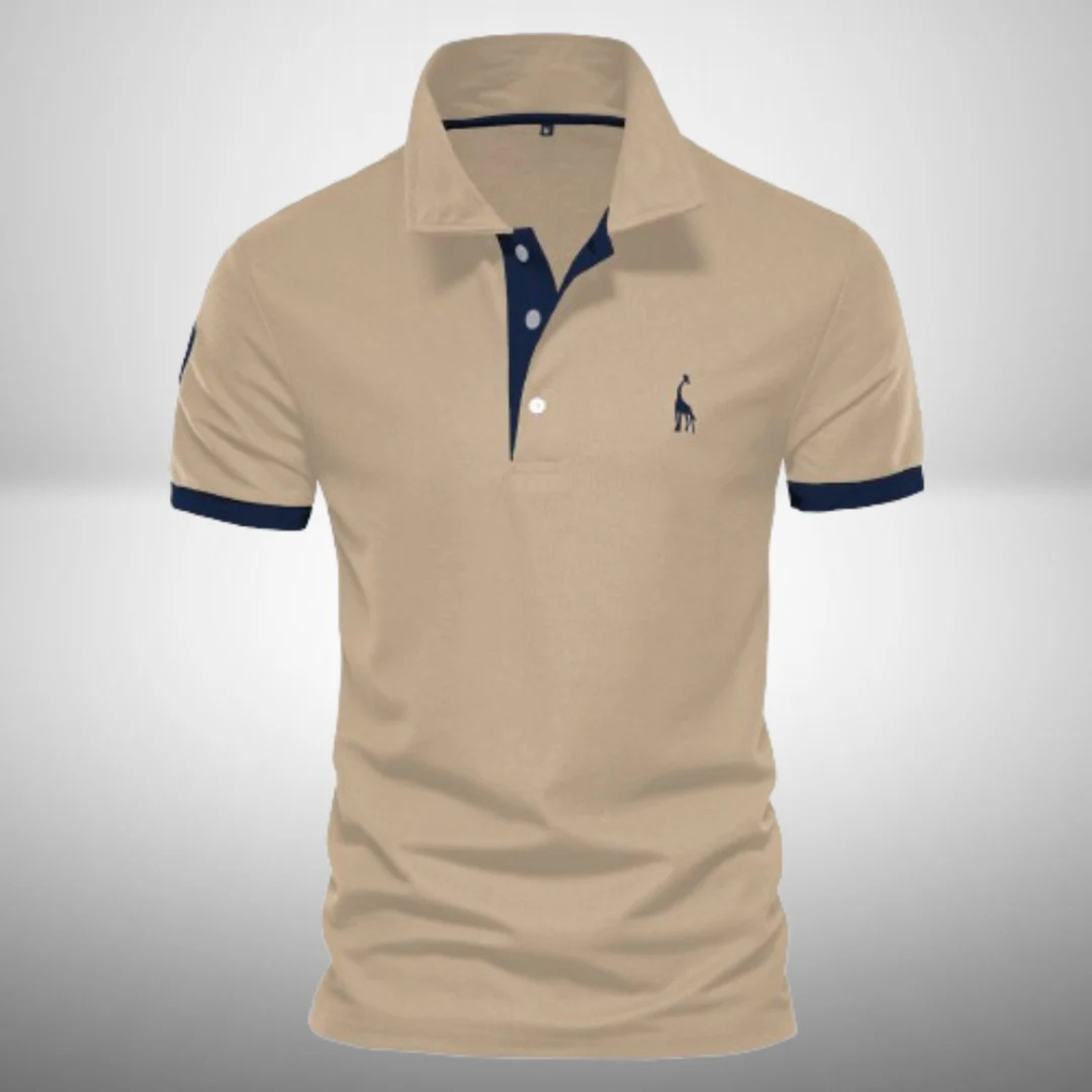 Men's Classic Polo Shirt, Short Sleeve Solid Cotton Smart Casual Polo Regular Fit