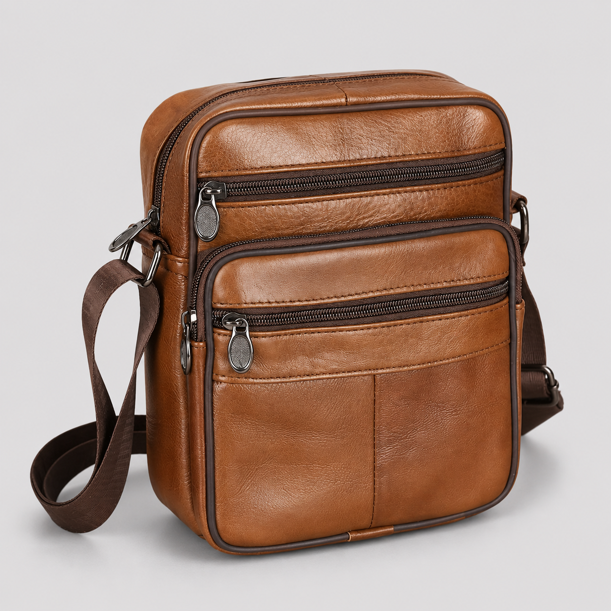 Men's Genuine Leather Shoulder Bag