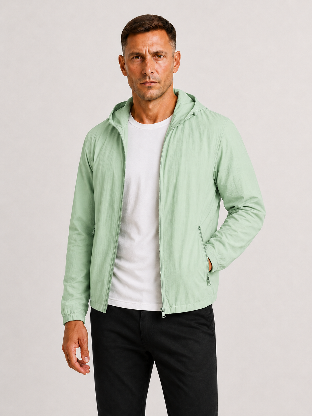 Men's Lightweight Hooded Summer Jacket
