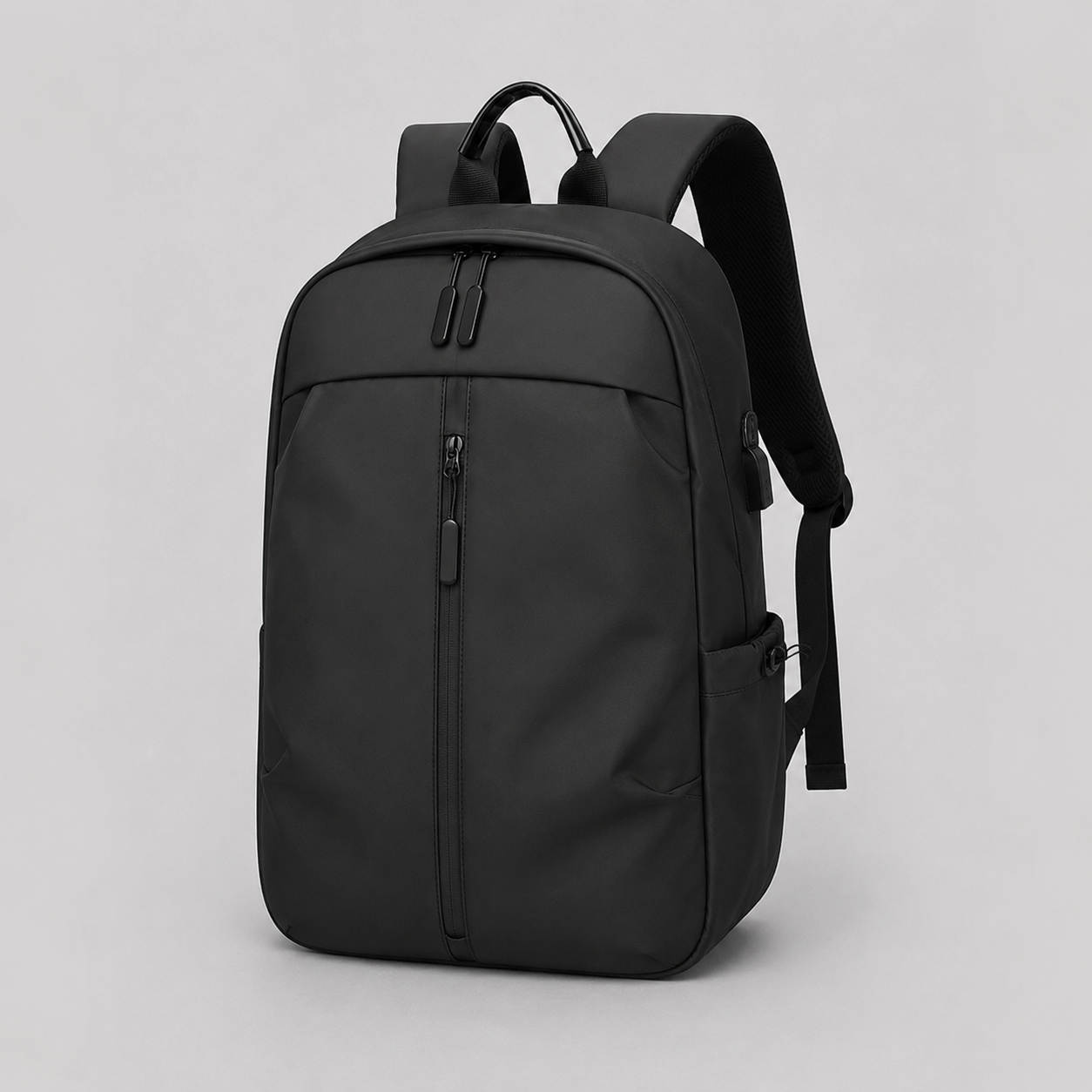 Unisex Water-Resistant Backpack with USB Port