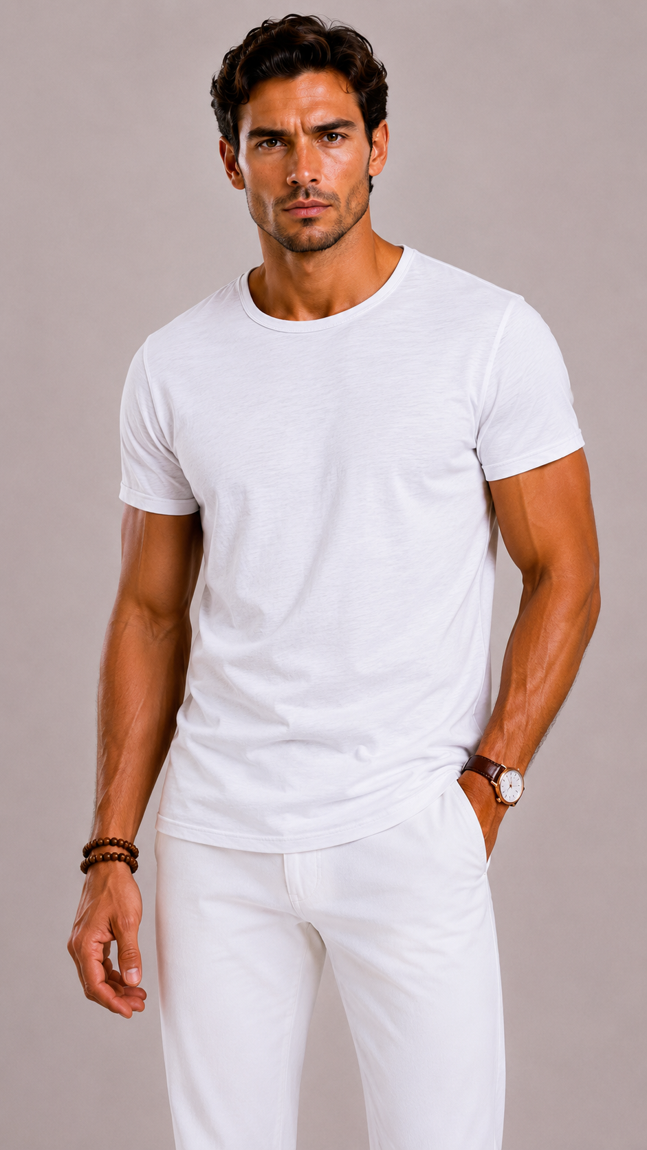 Men's Cotton Crew-Neck T-Shirt