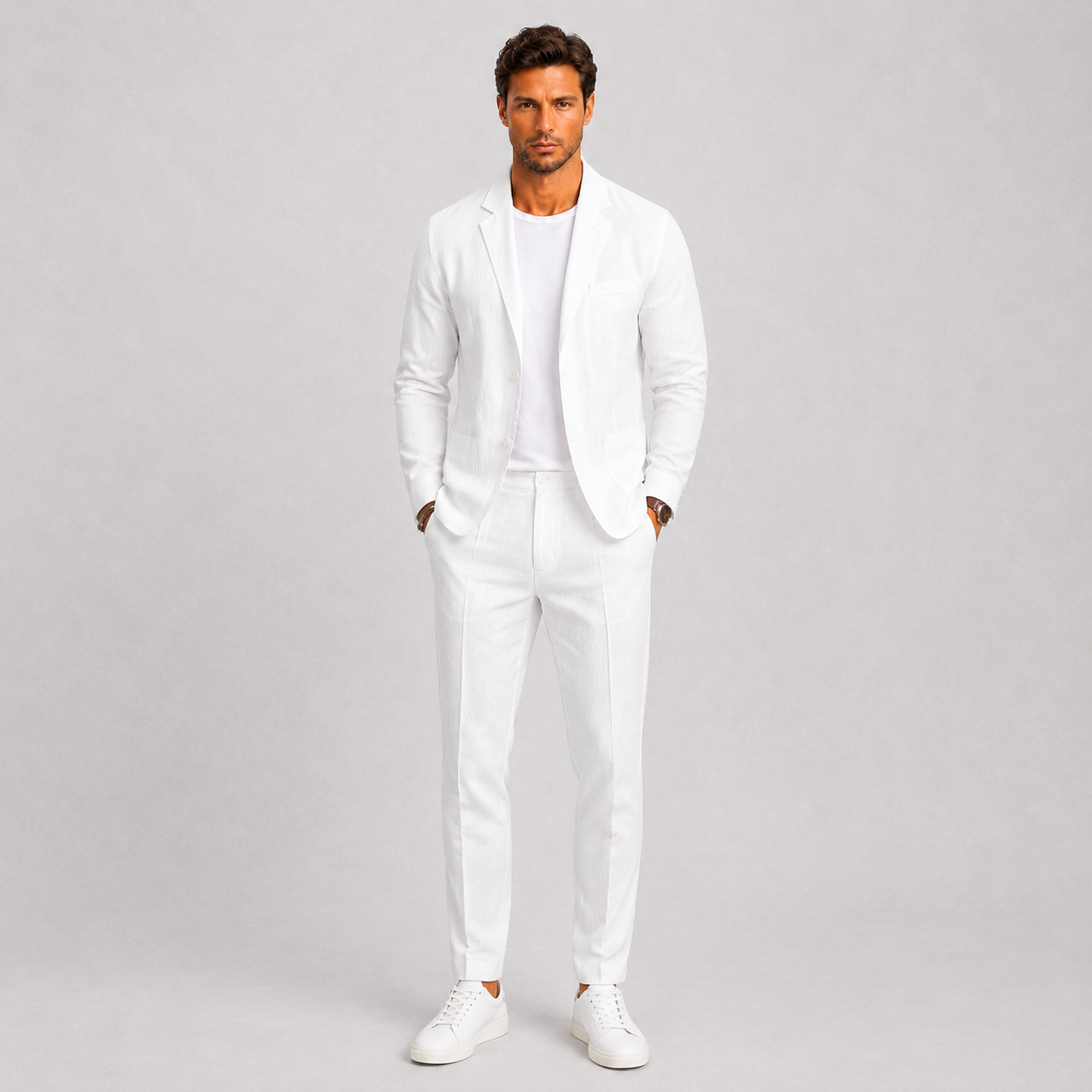 Men's Linen Summer Suit