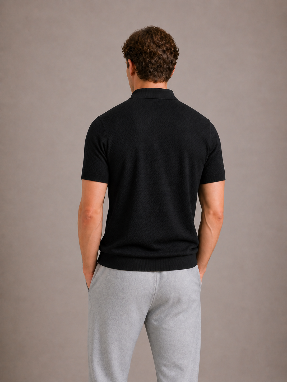 Men's Wrinkle-Resistant Short-Sleeve Polo Shirt