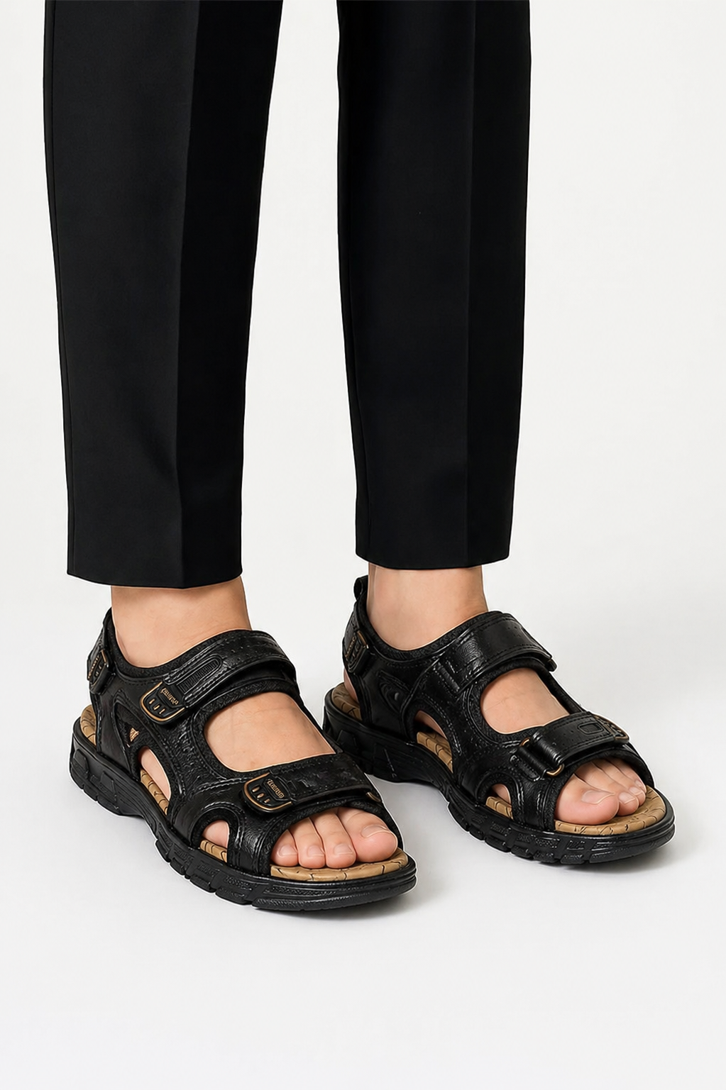 Men's Supportive Sandals with Cushioned Footbed