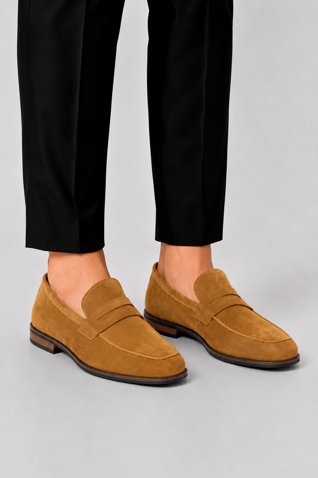 Men's Suede Slip-On Loafers