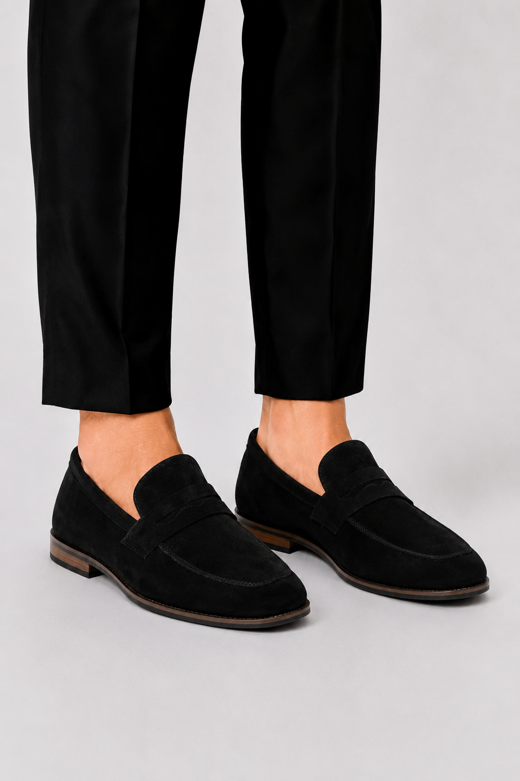 Men's Suede Slip-On Loafers
