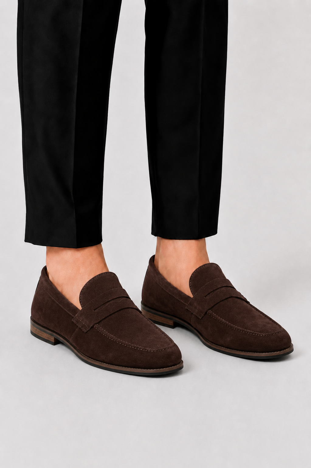 Men's Suede Slip-On Loafers
