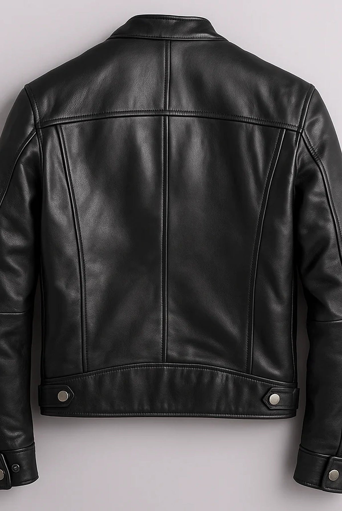 Men's zip-up jacket with mock neck and multiple zipped pockets