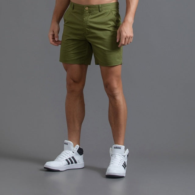 Men's Slim Fit Chino Shorts, Lightweight Casual Summer Shorts for Everyday Wear