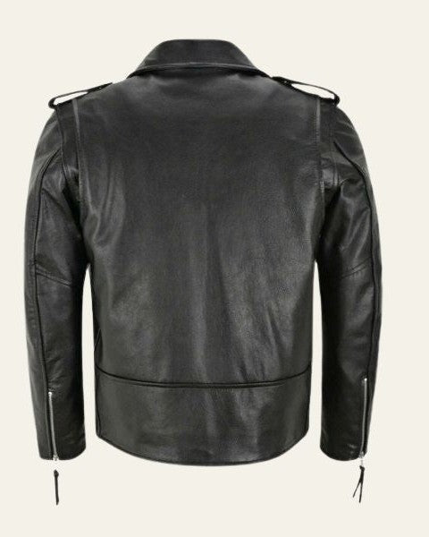 Men's minimal jacket with a clean modern design