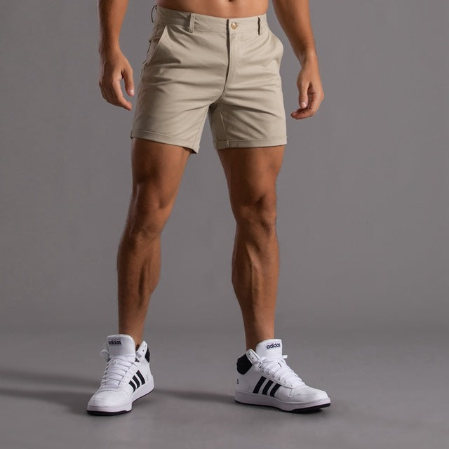 Men's Slim Fit Chino Shorts, Lightweight Casual Summer Shorts for Everyday Wear