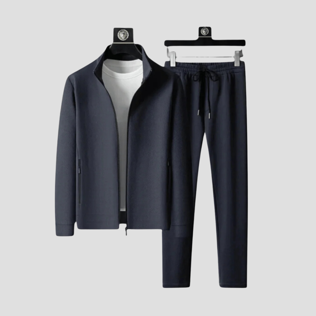 Men's Stretch Lycra Tracksuit, Slim Fit Casual Wear
