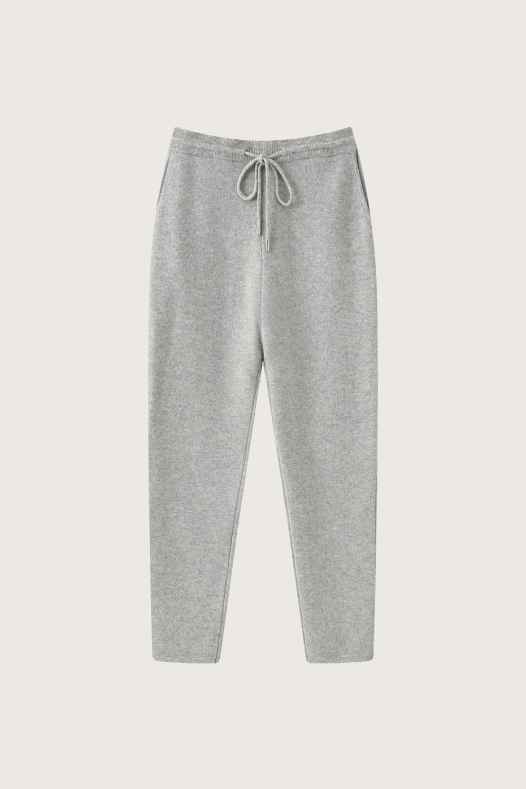 Men's High-Waisted Merino Wool Trousers, Thick and Warm