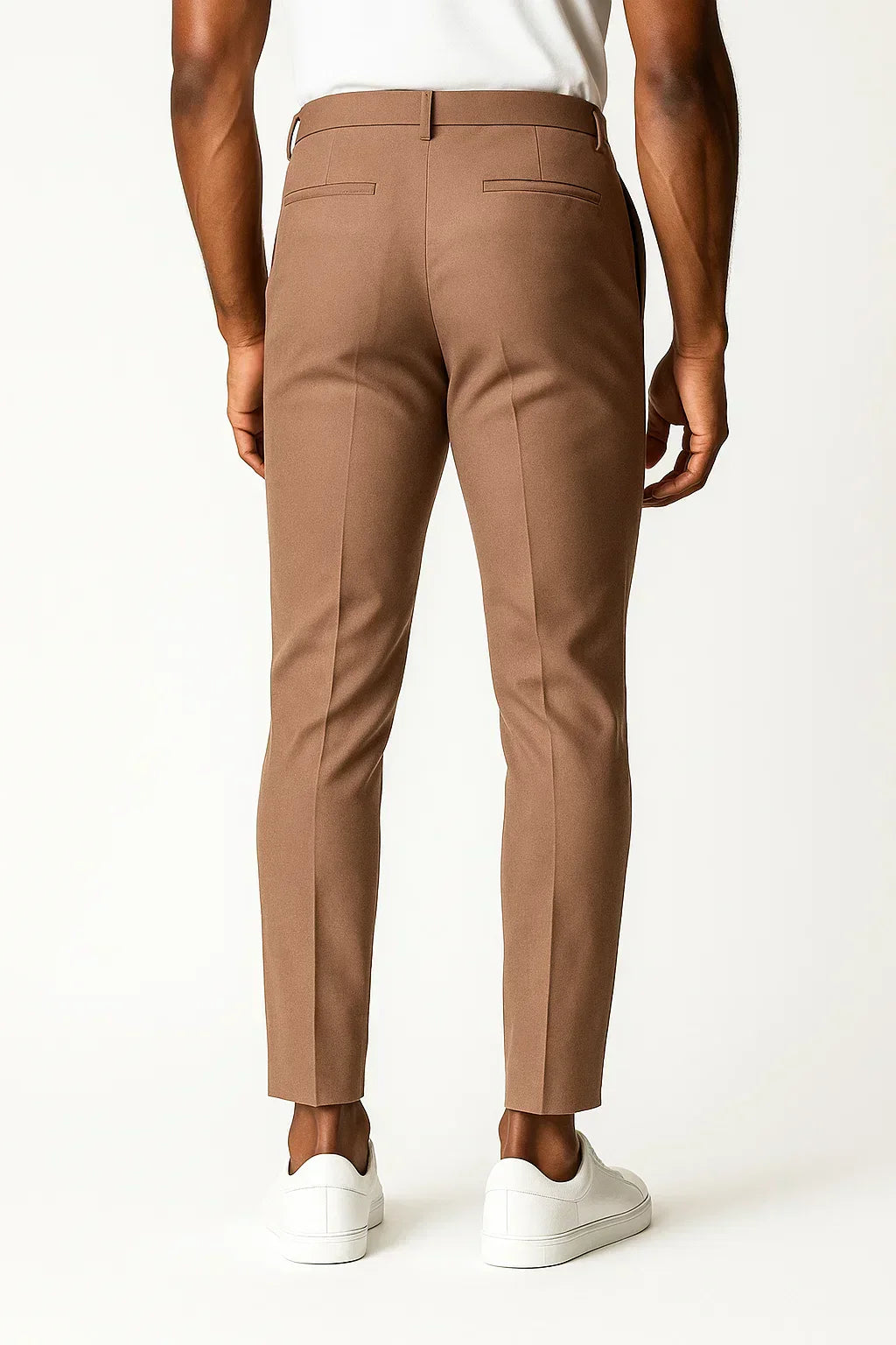 Men's Khaki Stretch Chinos, Modern Fit