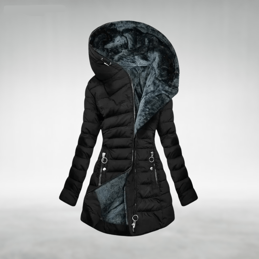 Fleece-lined winter jacket for everyday wear