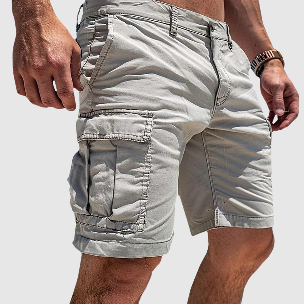 Men's Cargo Shorts, Knee Length Relaxed Fit Casual Summer Shorts with Pockets