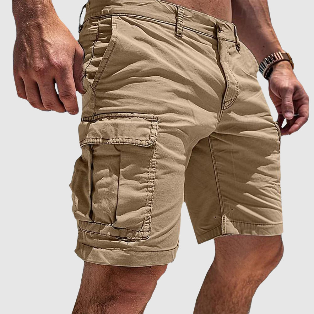 Men's Cargo Shorts, Knee Length Relaxed Fit Casual Summer Shorts with Pockets