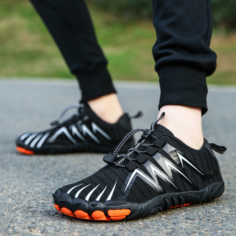 Men's Barefoot Shoes, Cushioned Insole Lightweight Casual Comfort Shoes for Everyday Wear