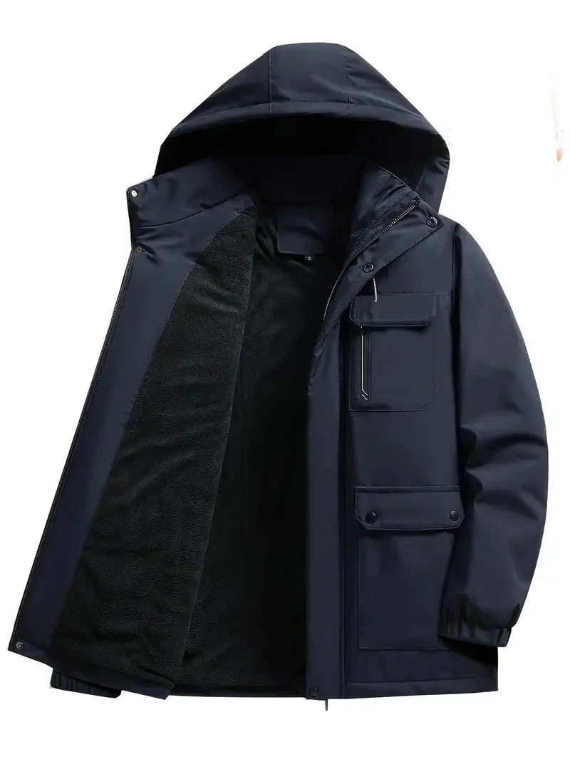 Men's regular fit parka jacket