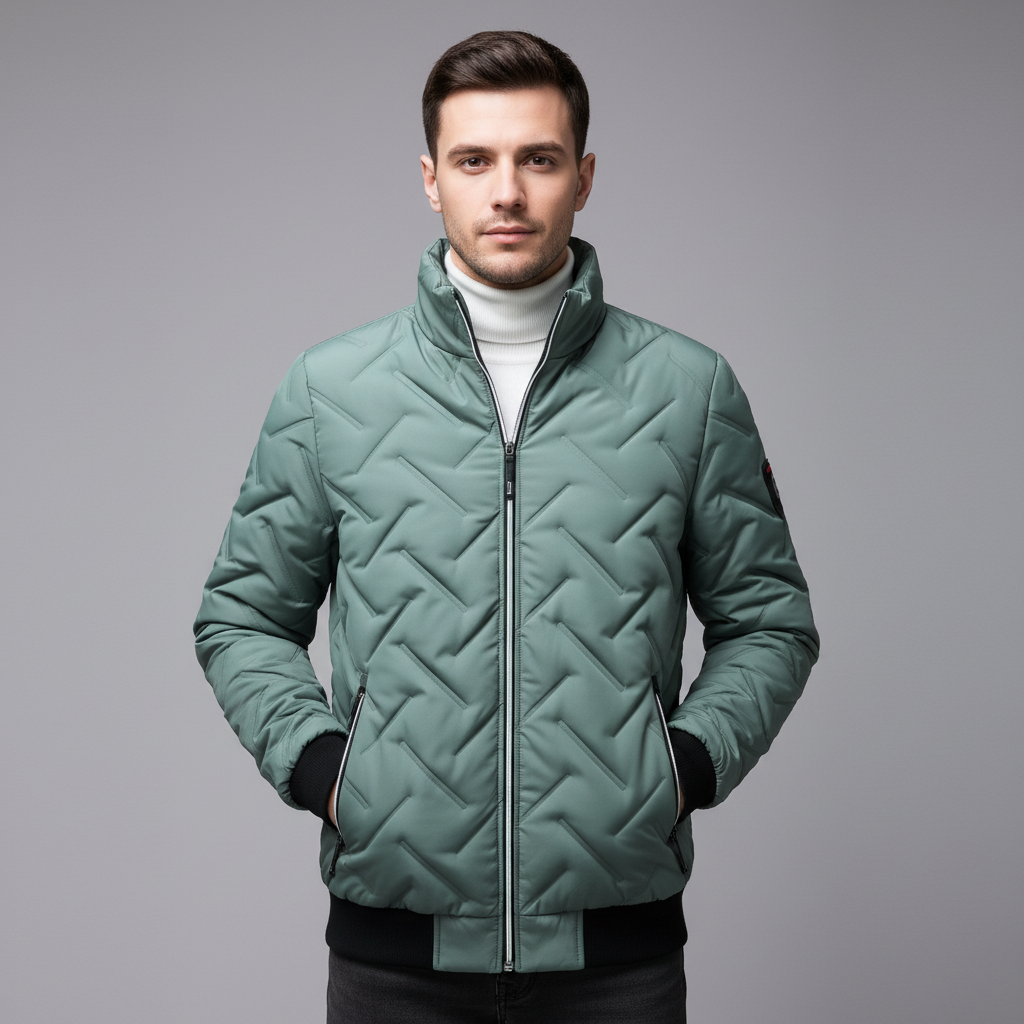 Unisex quilted puffer jacket