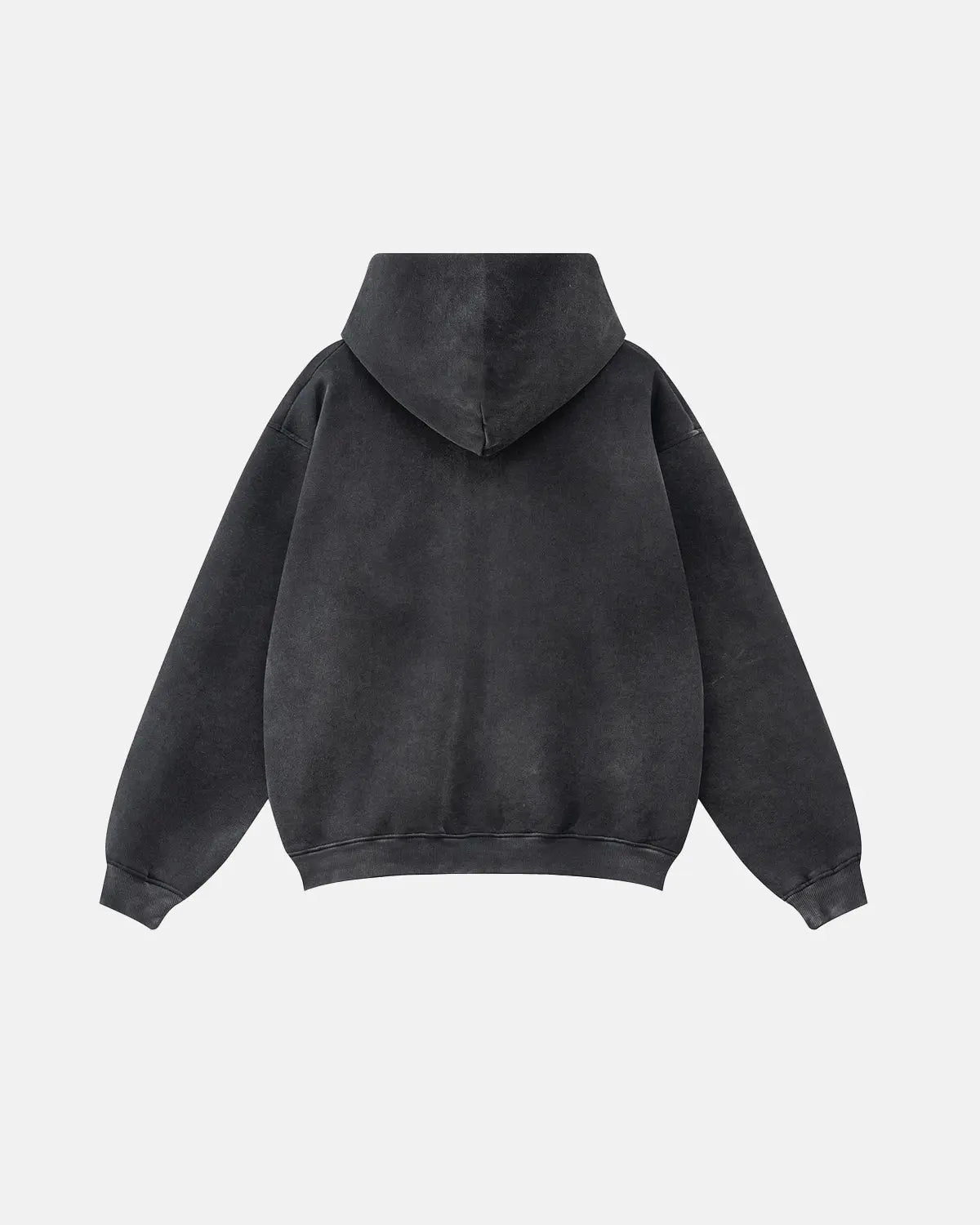 Graphic zip-up hoodie with hood, long sleeves and front pouch pockets