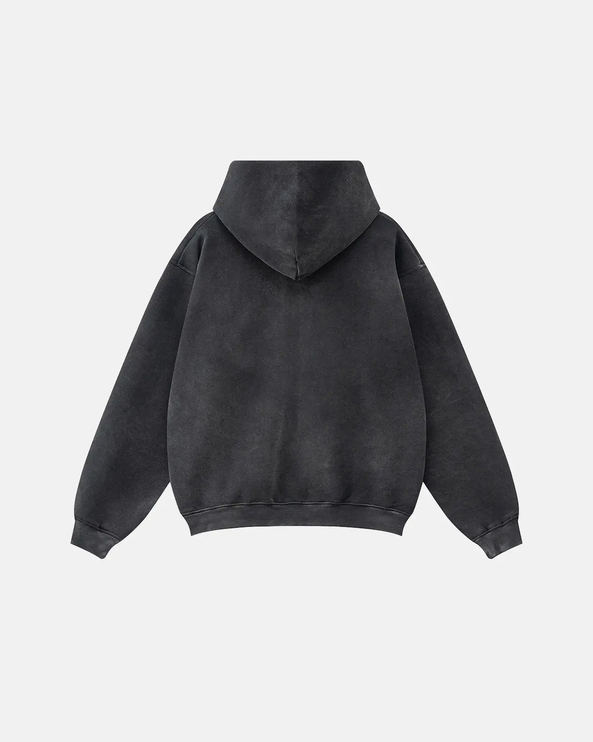 Unisex graphic zip-up hoodie with hood, long sleeves and kangaroo pockets
