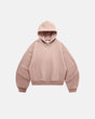 Plain boxy fit hoodie with hood, long sleeves and front kangaroo pocket