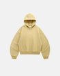 Plain boxy fit hoodie with hood, long sleeves and front kangaroo pocket