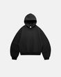 Plain boxy fit hoodie with hood, long sleeves and front kangaroo pocket