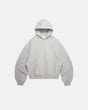 Plain boxy fit hoodie with hood, long sleeves and front kangaroo pocket