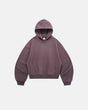 Plain boxy fit hoodie with hood, long sleeves and front kangaroo pocket