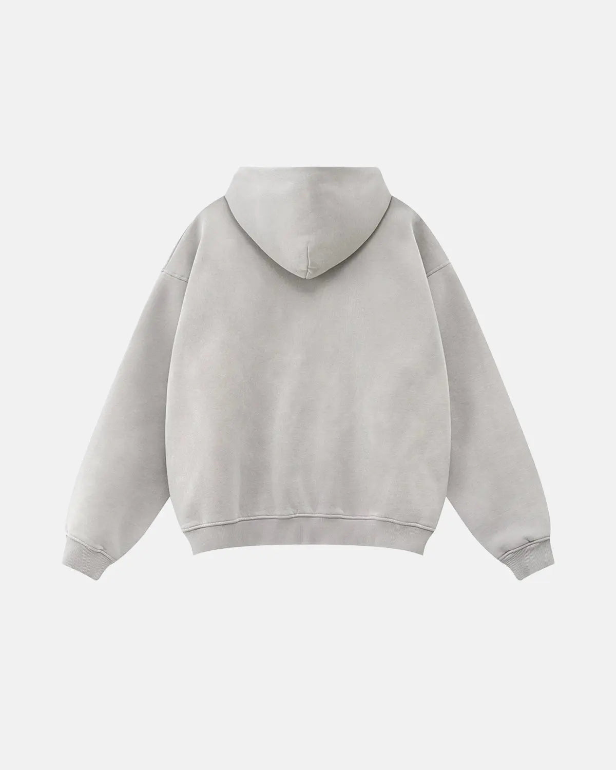 Unisex graphic zip-up hoodie with hood, long sleeves and kangaroo pockets