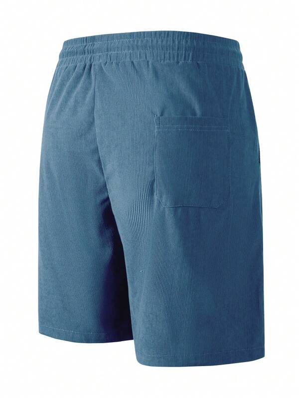 Men's Summer Drawstring Shorts, Relaxed Fit Casual Shorts for Everyday & Holiday Wear