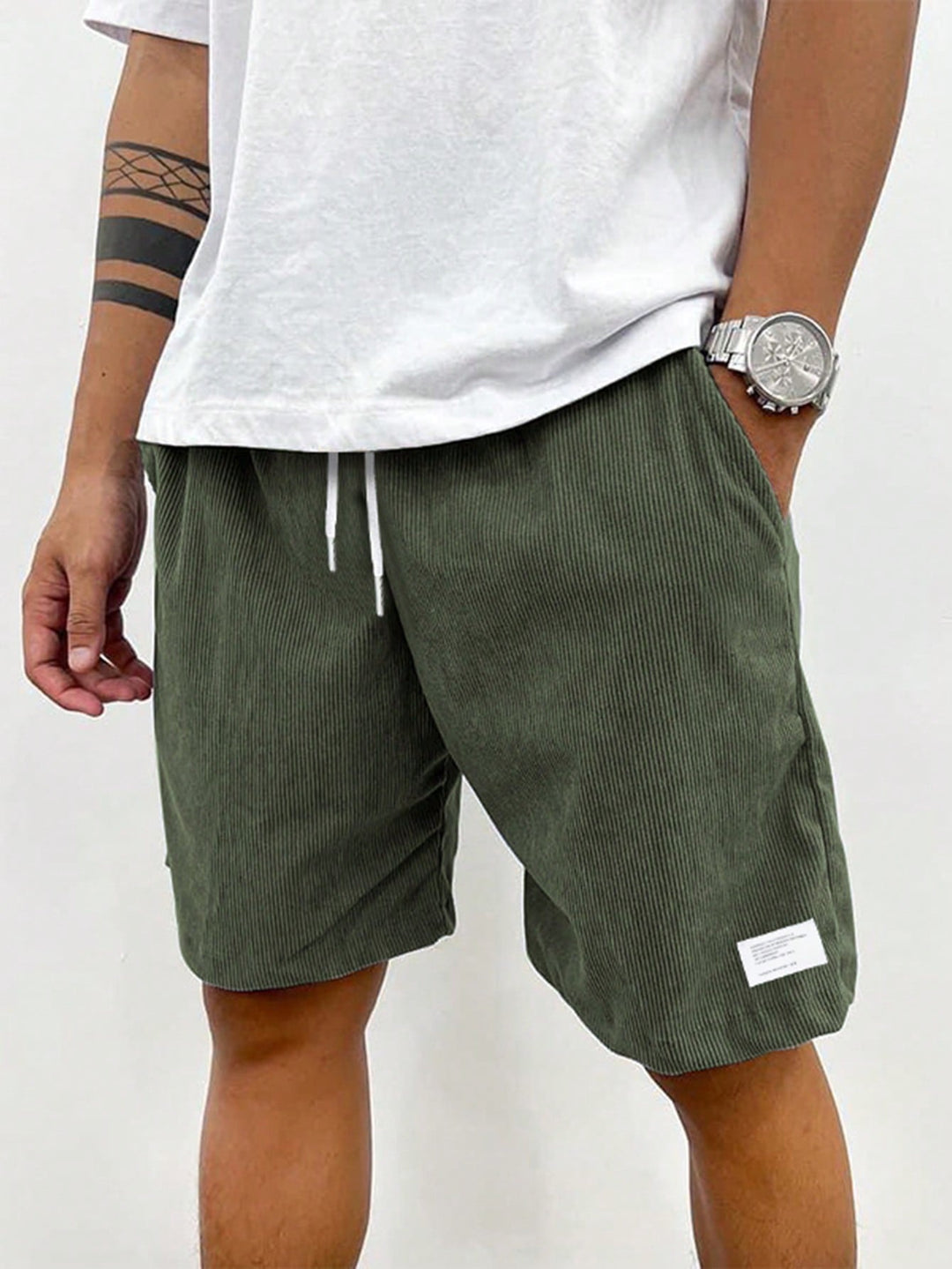 Men's Summer Drawstring Shorts, Relaxed Fit Casual Shorts for Everyday & Holiday Wear
