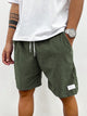 Men's Summer Drawstring Shorts, Relaxed Fit Casual Shorts for Everyday & Holiday Wear