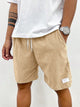 Men's Summer Drawstring Shorts, Relaxed Fit Casual Shorts for Everyday & Holiday Wear