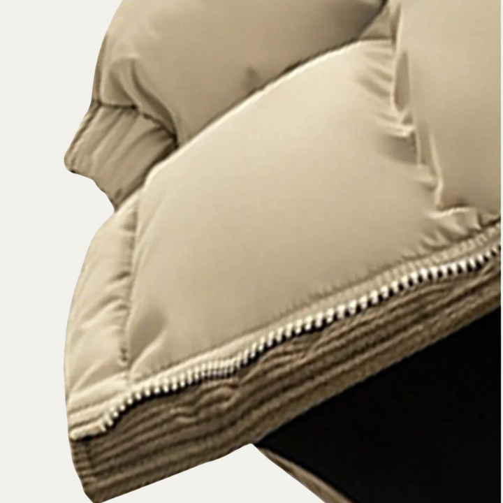 Men's thick hooded puffer jacket