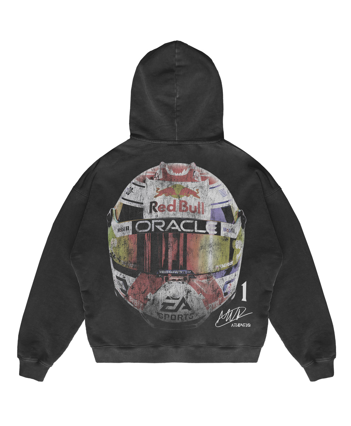 Helmet hoodie with a distinctive hooded design
