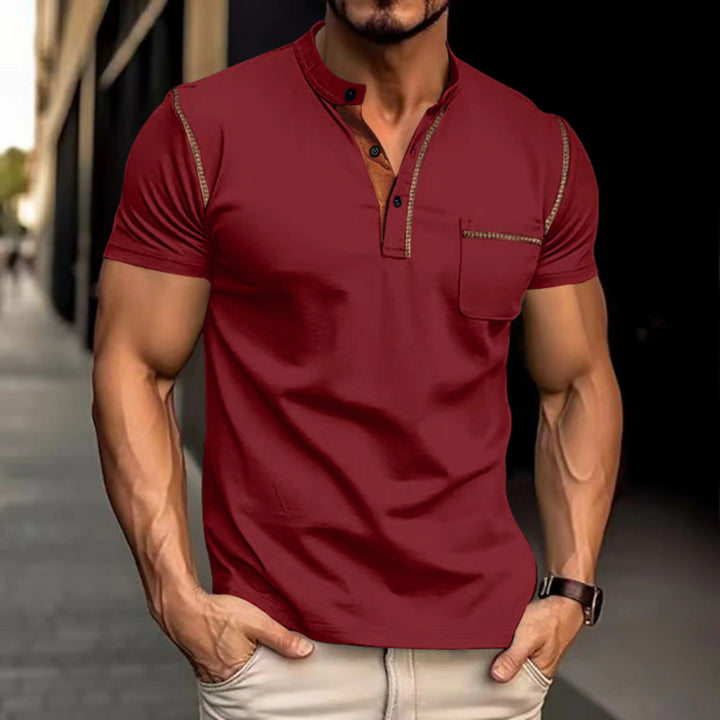 Men's Short Sleeve Polo Shirt, Classic Fit Casual Cotton Polo for Golf and Everyday Wear