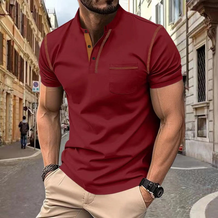Men's Short Sleeve Polo Shirt, Classic Fit Casual Cotton Polo for Golf and Everyday Wear