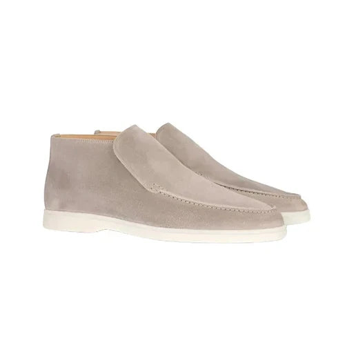 Men's Suede Shoes, Casual Lace-Up Everyday Shoes for Smart Casual Summer Wear