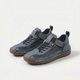Unisex mesh panel lace-up sneakers with flat soles