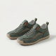 Unisex mesh panel lace-up sneakers with flat soles