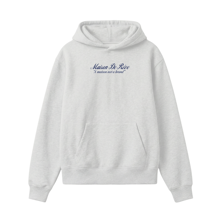 Graphic Riviera Racing Club hoodie with illustrated racing scene on the back