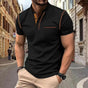Men's Short Sleeve Polo Shirt, Classic Fit Casual Cotton Polo for Golf and Everyday Wear
