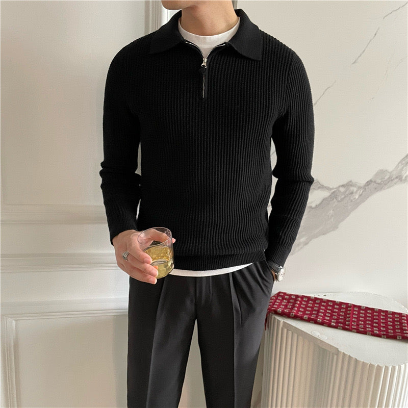 Unisex zipped sweater
