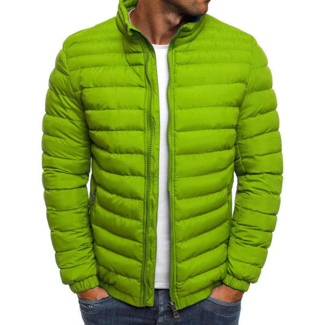 Men's quilted puffer jacket