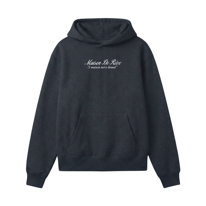 Graphic Riviera Racing Club hoodie with illustrated racing scene on the back