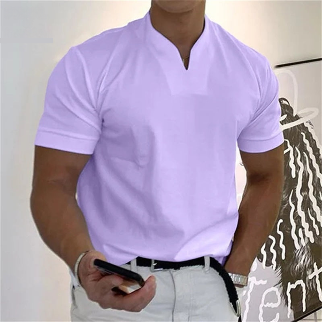 Men's Short Sleeve T-Shirt, Breathable Cotton Crew Neck Casual Everyday Tee Regular Fit