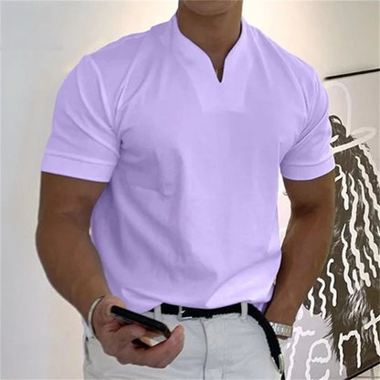 Men's Short Sleeve T-Shirt, Breathable Cotton Crew Neck Casual Everyday Tee Regular Fit